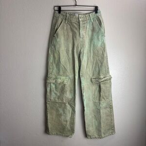 Zara Cargo Wide Vintage Pants Women Size 4
